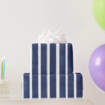 Papier Cadeau Rayures Côtières
