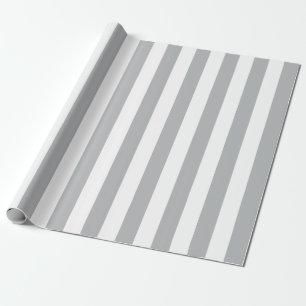 Papier Cadeau Rayures verticales grises