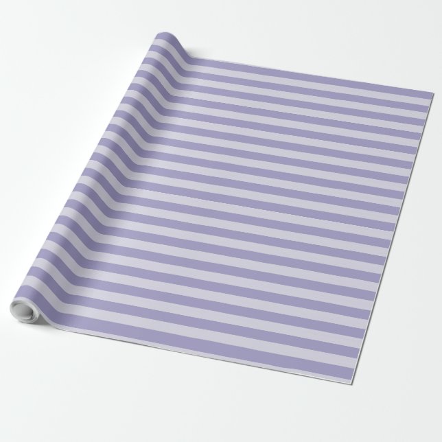 Papier Cadeau Rayures violettes (Déroulé)