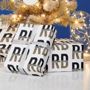 Papier Cadeau RD Dietitian Cheetah Imprimer le cadeau RD