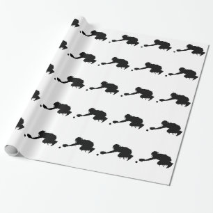 Papier Cadeau Receveur de base-ball