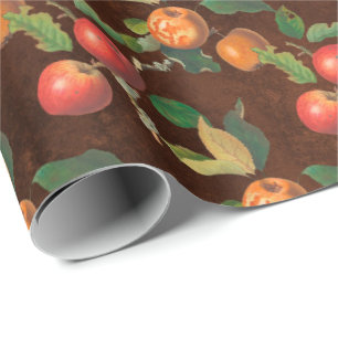 Papier Cadeau Récolte de fruits d'automne