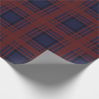 Papier Cadeau Red and Blue Tartan Plaid Wrapping Paper