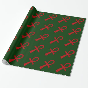 Papier Cadeau Red Ankh