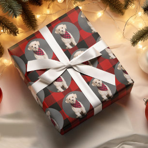 Papier Cadeau Red Buffalo Plaid & Photo