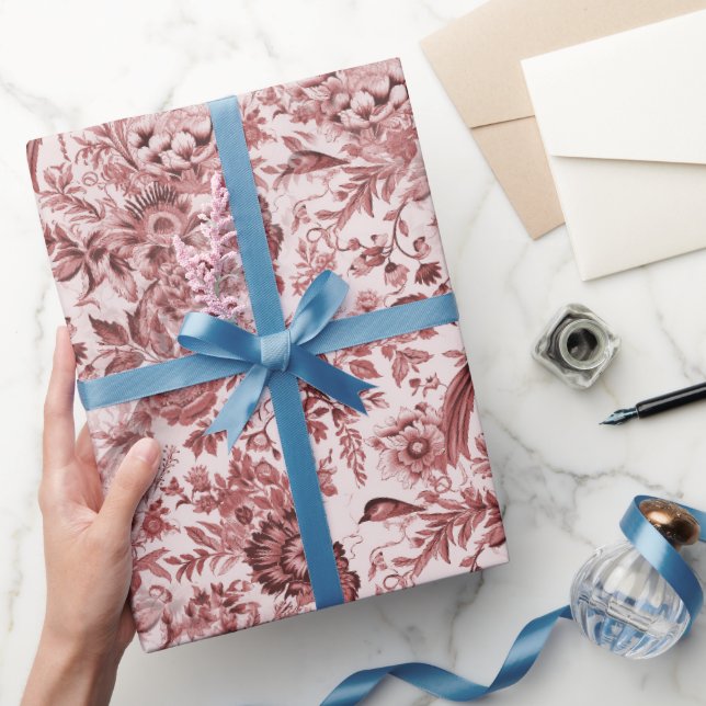 Papier Cadeau Red Rustic Elegance French Cottage (Cadeaux)