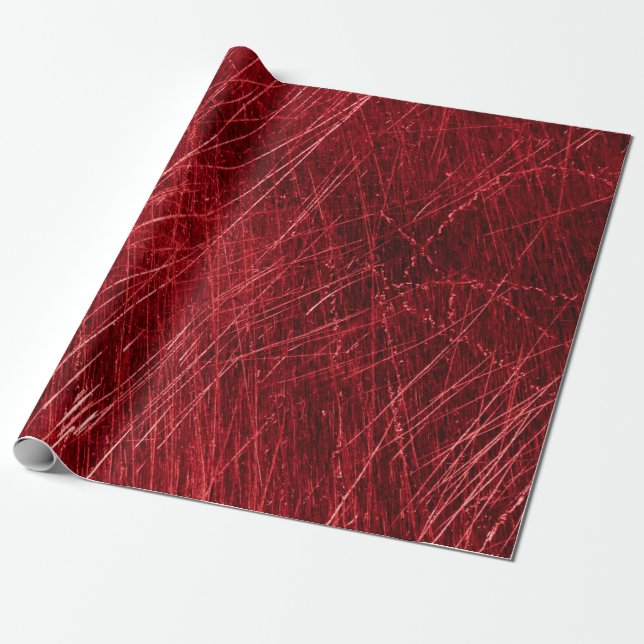 Papier Cadeau Red scratch abstrait background abstract, vieux, a (Déroulé)
