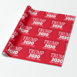 Papier Cadeau Réélire Trump 2020 quatre ans de plus