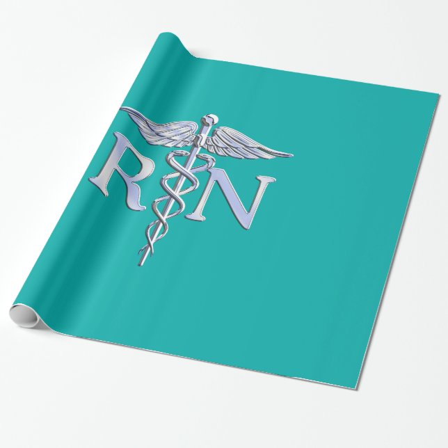 Papier Cadeau Regised Nurse RN (Déroulé)