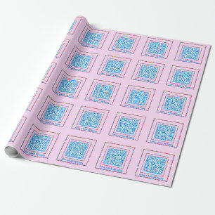 Papier Cadeau Registre de cadeaux de cadre de couleur Jellybean