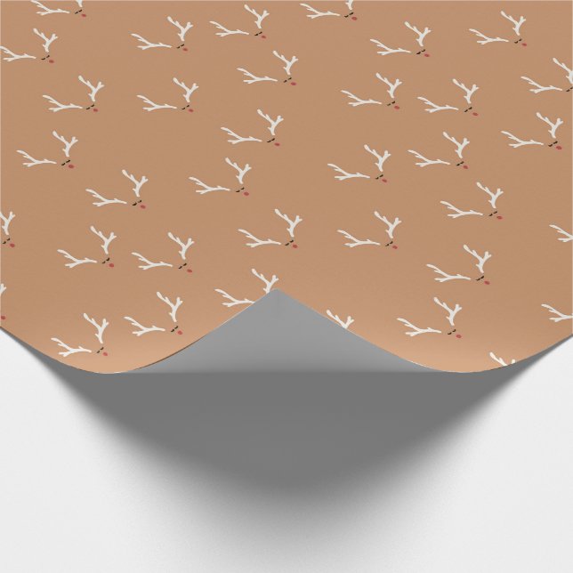 Papier Cadeau Reindeder Wrap Kids Moderne Noël (Coin)