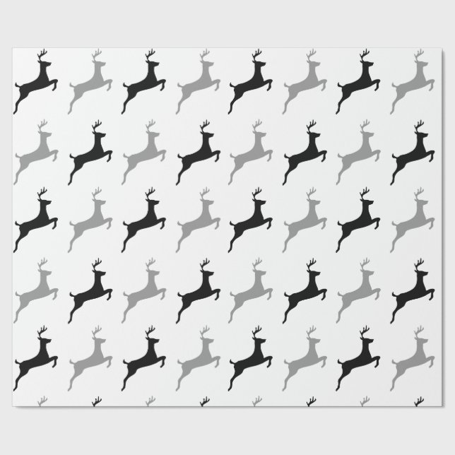 Papier Cadeau Reinder moderne (Couture)