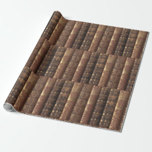 Papier Cadeau Reliures de livres magnifiques héraldiques (Dumas)