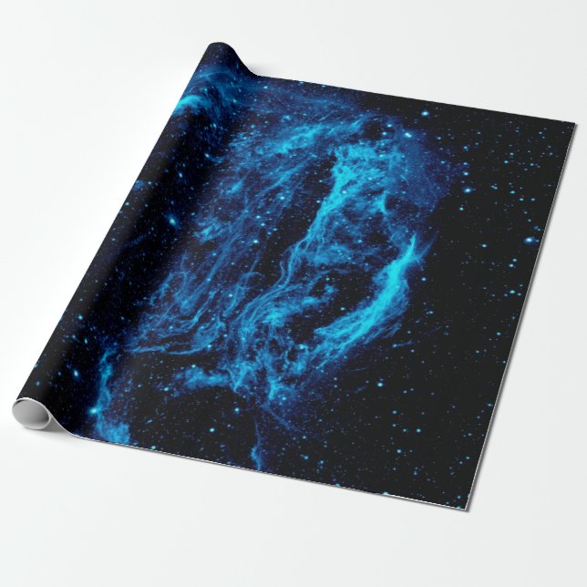 Papier Cadeau Rémanent de supernova de la nébuleuse de la Boucle (Déroulé)