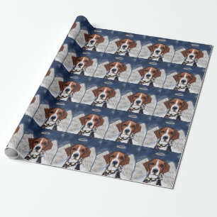Papier Cadeau Renard américain ange