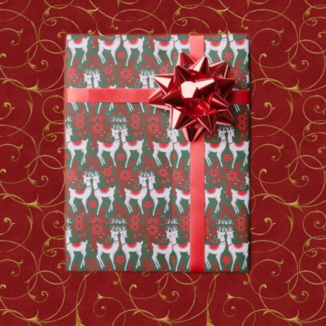 Papier Cadeau Renard vintage (Créateur téléchargé)