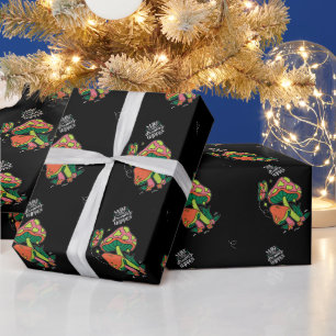 Papier Cadeau Rendre les rêves possibles Papillon aux champign