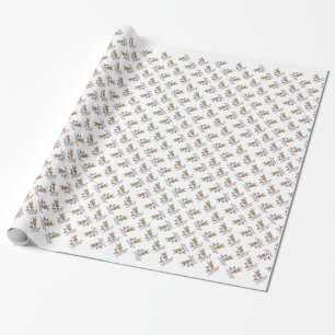 Papier Cadeau Renne Danseur et Cadeaux