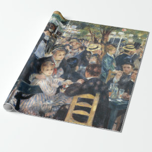 Papier Cadeau Renoir Moulin Danse Galette Party