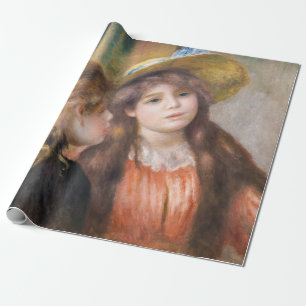 Papier Cadeau Renoir - Portrait de deux petites filles