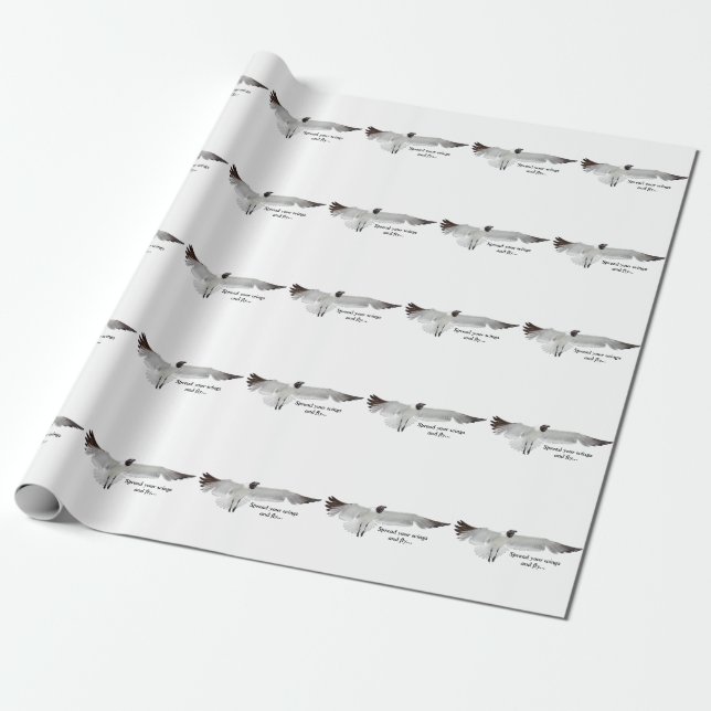 Papier Cadeau Répandre Ces Ailes (Déroulé)