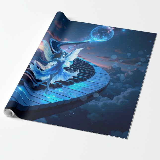 Papier Cadeau Répétition au clair de lune – Danse sous le clair  (Déroulé)