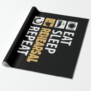 Papier Cadeau Répétition de la répétition du sommeil - Citations