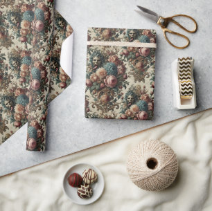 Papier Cadeau Requiem Rhapsody - Bandana florale gothique