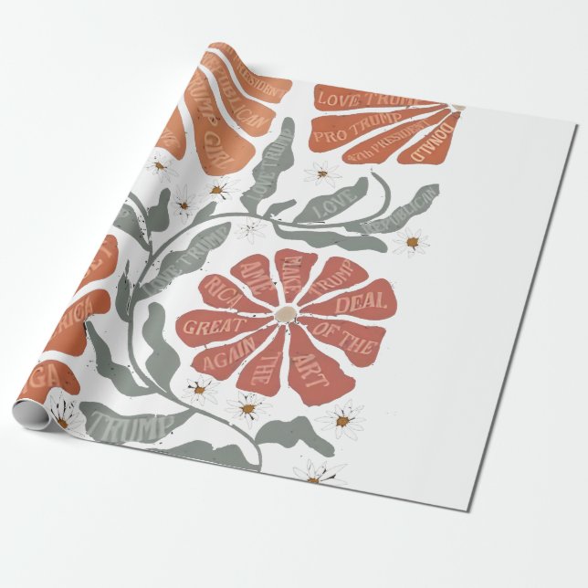 Papier Cadeau RÉSISTER À La Manifestation politique anti-Trump (Déroulé)