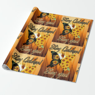 Papier Cadeau Reste Doré, Reste