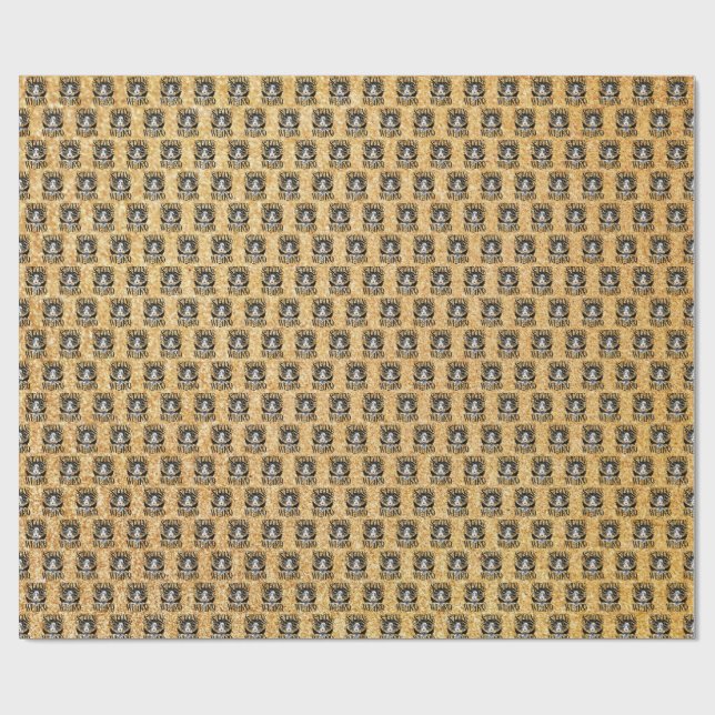 Papier Cadeau Restez Bizarre (Plat)