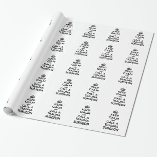 Papier Cadeau Restez tranquille et appelez un chirurgien traumat