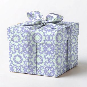Papier Cadeau Résumé abstrait violet et bleu
