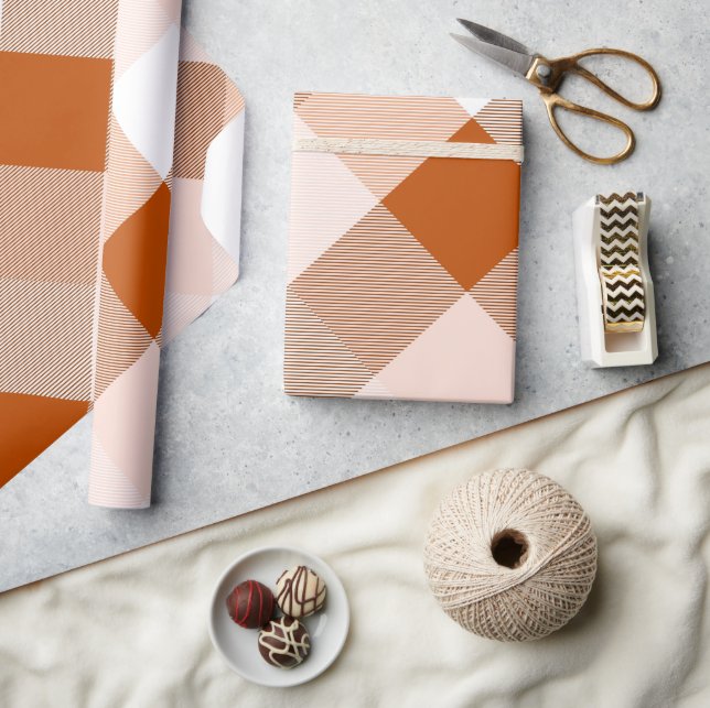 Papier Cadeau Résumé du Carré géométrique 16 (Artisanat)