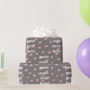 Papier Cadeau Résumé pailleté abstrait de luxe