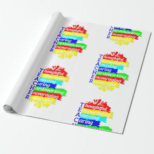 Papier Cadeau retour à l'appréciation du professeur d'école