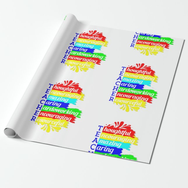 Papier Cadeau retour à l'appréciation du professeur d'école (Déroulé)