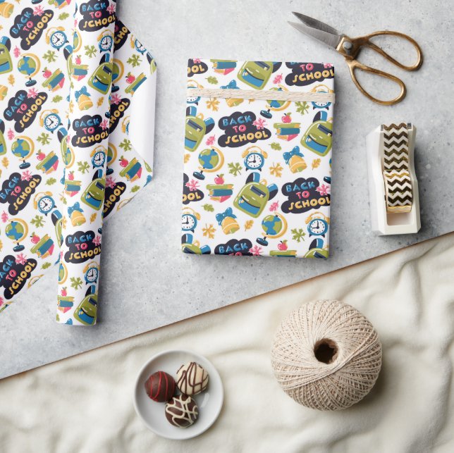Papier Cadeau Retour à l'école (Artisanat)