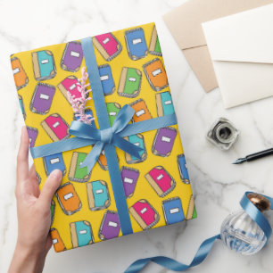 Papier Cadeau retour à l'école cadeau de l'enseignant