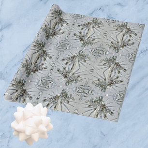 Papier Cadeau Retro Glam Vintage Rhinestones Élégant