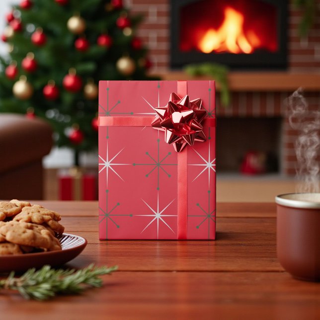 Papier Cadeau Retro Mid Century moderne vacances les années 50 6 (Créateur téléchargé)