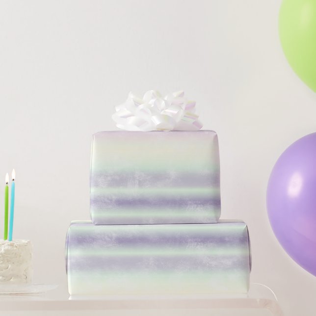 Papier Cadeau Rêve de licorne blanc violet (Cadeaux de fête)