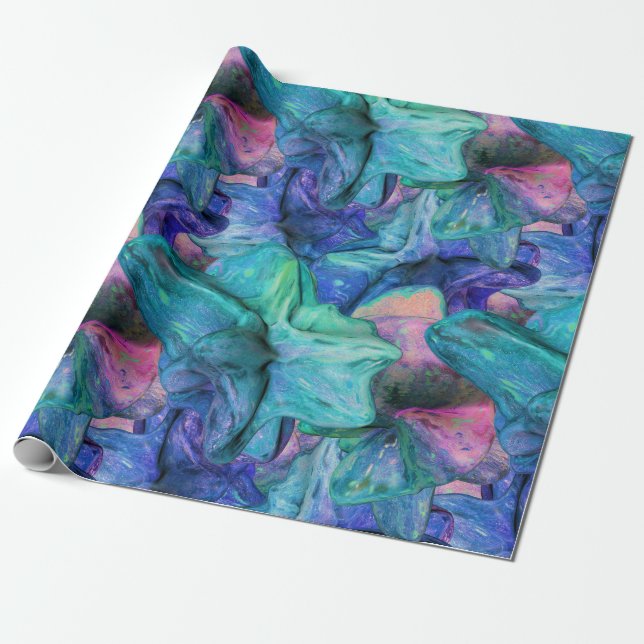 Papier Cadeau rêve printanier : (Déroulé)
