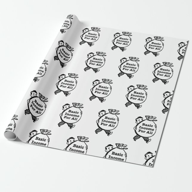 Papier Cadeau Revenu De Base Pour Tous (Déroulé)
