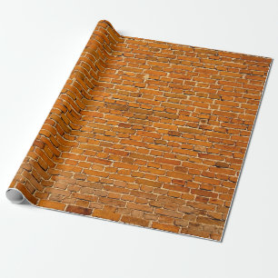 Papier Cadeau revêtement Brown des murs en argile
