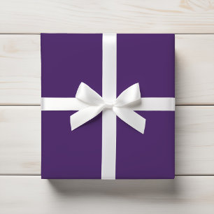 Papier Cadeau Riche prune violet foncé couleur solide