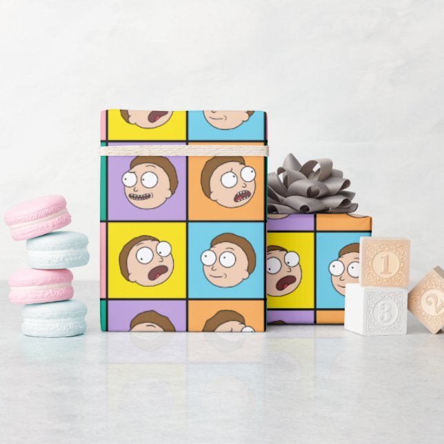 Papier Cadeau RICK ET MORTY™ | Morty's Moods (Baby Shower)