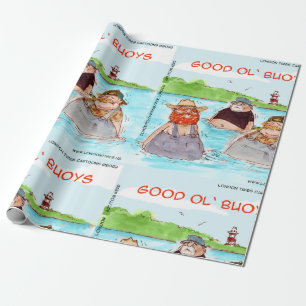 Papier Cadeau Rick London Good Ol' Buoys Bande dessinée drôle