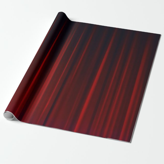 Papier Cadeau Rideau rouge (Déroulé)