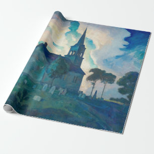 Papier Cadeau Ridge Church par Newell Convers Wyeth